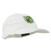 St Patrick's Day Crest Embroidered Washed Cap