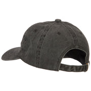 Tennessee with Map Outline Embroidered Washed Cotton Twill Cap