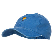 Mini Thumbs Down Embroidered Unstructured Dyed Cap