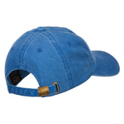 Mini Thumbs Down Embroidered Unstructured Dyed Cap