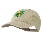 St Patrick's Day Crest Embroidered Washed Cap