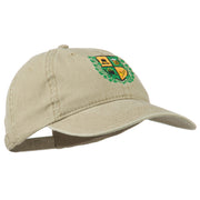 St Patrick's Day Crest Embroidered Washed Cap