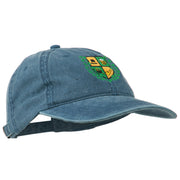 St Patrick's Day Crest Embroidered Washed Cap