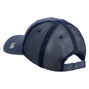 U.S. Army 1st Infantry Division Embroidered Low Profile Special Cotton Mesh Cap - Navy OSFM