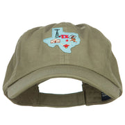 USA State Texas Patched Low Profile Cap