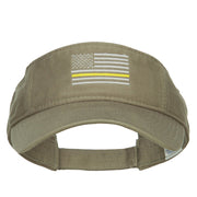 Thin Yellow Line American Flag Embroidered Visor