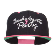 Bachelorette Party Embroidered Two Tone Snapback