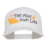 Tell Your Own Lies Embroidered Mesh Cap