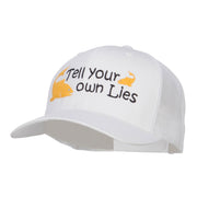 Tell Your Own Lies Embroidered Mesh Cap