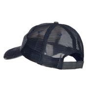 Military Police Insignia Embroidered Low Profile Mesh Cap