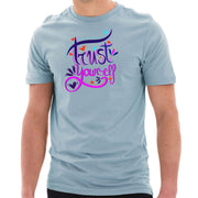 Trust Yourself Phrase Graphic Design Short Sleeve Cotton Jersey T-Shirt