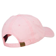 Shih Tzu Embroidered Washed Cotton Twill Cap