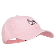 Shih Tzu Embroidered Washed Cotton Twill Cap