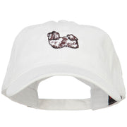 Shih Tzu Embroidered Washed Cotton Twill Cap