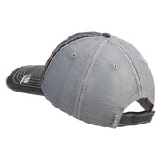 U.S. Army 2nd Infantry Division Embroidered Low Profile Special Cotton Mesh Cap - Black OSFM