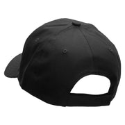 Canyon with Red Mountains Embroidered New Low Profile Organic Cotton Cap - Black OSFM