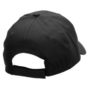 Canyon with Red Mountains Embroidered New Low Profile Organic Cotton Cap - Black OSFM