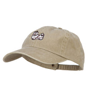 Shih Tzu Embroidered Washed Cotton Twill Cap