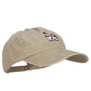 Shih Tzu Embroidered Washed Cotton Twill Cap