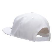 Class of 2021 Embroidered Cotton Flat Bill Snapback Cap