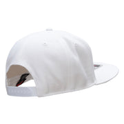 Class of 2021 Embroidered Cotton Flat Bill Snapback Cap