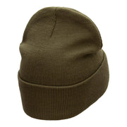 Sergeant Retired Embroidered Long Knitted Beanie