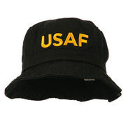 US Air Force Embroidered Pigment Dyed Bucket Hat