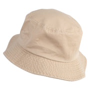 Forest Druid Emblem Embroidered Unisex Cotton Bucket Hat - Khaki M