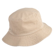 Forest Druid Emblem Embroidered Unisex Cotton Bucket Hat - Khaki M
