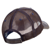 Never Sleep Again Embroidered Low Profile Special Cotton Mesh Cap - Brown OSFM