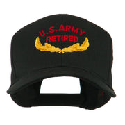 US Army Retired Emblem Embroidered Cap