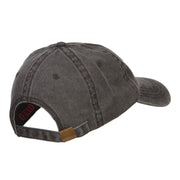 US Army Veteran Military Embroidered Washed Cap