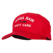 Scuba Hair Don't Care Embroidered Solid Cotton Pro Cap