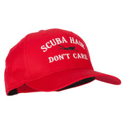 Scuba Hair Don't Care Embroidered Solid Cotton Pro Cap