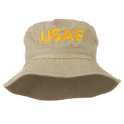 US Air Force Embroidered Pigment Dyed Bucket Hat