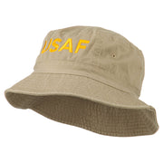 US Air Force Embroidered Pigment Dyed Bucket Hat