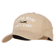 Scuba Hair Don't Care Embroidered Solid Cotton Pro Cap