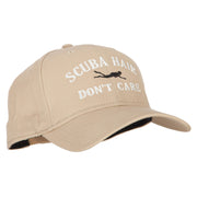 Scuba Hair Don't Care Embroidered Solid Cotton Pro Cap