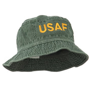 US Air Force Embroidered Pigment Dyed Bucket Hat