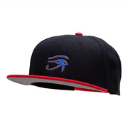 Eye of Horus Embroidered Wool Blend Pro Style Snapback