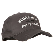 Scuba Hair Don't Care Embroidered Solid Cotton Pro Cap