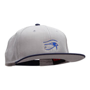 Eye of Horus Embroidered Wool Blend Pro Style Snapback