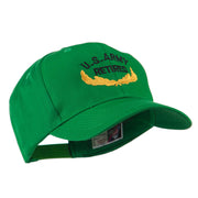 US Army Retired Emblem Embroidered Cap