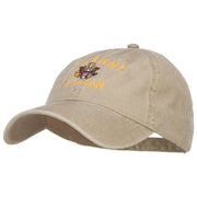 US Army Veteran Military Embroidered Washed Cap