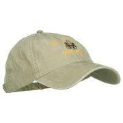 US Army Veteran Military Embroidered Washed Cap