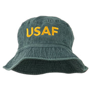 US Air Force Embroidered Pigment Dyed Bucket Hat