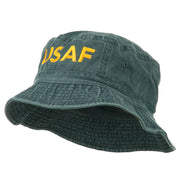 US Air Force Embroidered Pigment Dyed Bucket Hat