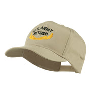 US Army Retired Emblem Embroidered Cap