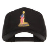 USA Flag Ceremony Patched Cap