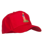 USA Flag Ceremony Patched Cap